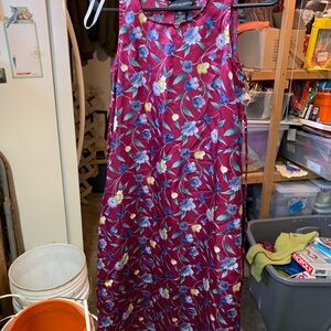 Girls Floral Sleeveless Dress